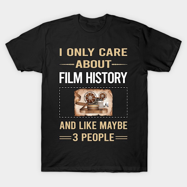 Funny 3 People Film History T-Shirt by relativeshrimp